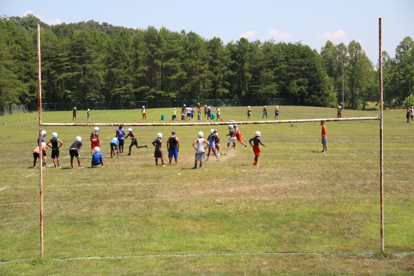 First day of Bassett football practice
